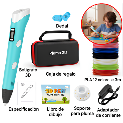 Juego de Plumas 3D con Pantalla – Da vida a tu imaginación y crea sin límites