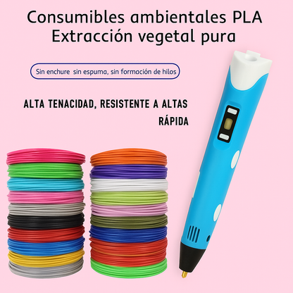 Juego de Plumas 3D con Pantalla – Da vida a tu imaginación y crea sin límites