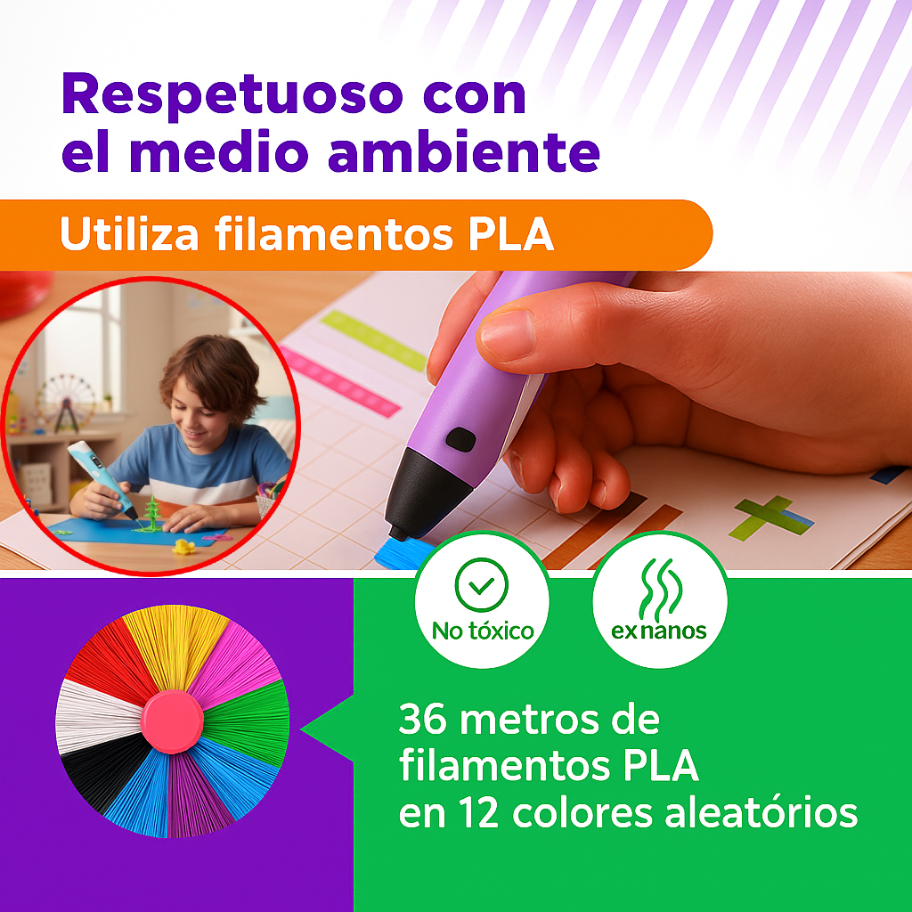 Juego de Plumas 3D con Pantalla – Da vida a tu imaginación y crea sin límites