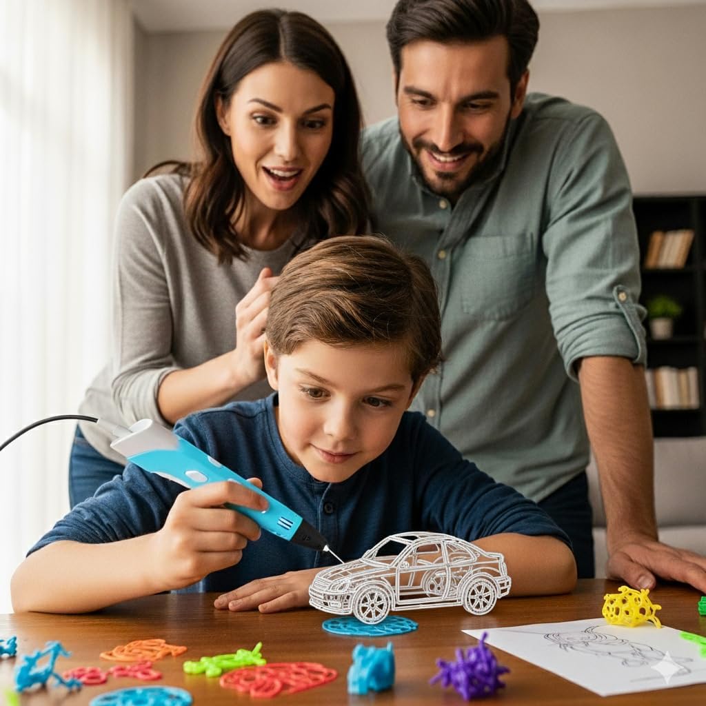 Juego de Plumas 3D con Pantalla – Da vida a tu imaginación y crea sin límites